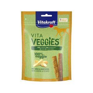 Vitakraft Vita Veggies Sticks Käsegeschmack Hundesnack (80 g) 9 Packungen