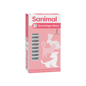 Sanimal Oorreiniger Mono - Oorverzorgingmiddel - 10x5 ml