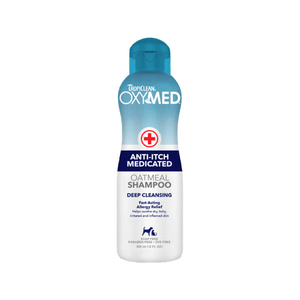 TropiClean OxyMed Anti-Itch Medicated Oatmeal Shampoo - 355 ml