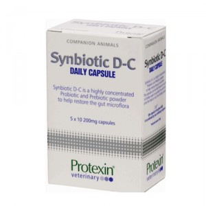 Protexin Synbiotic D-C Kapseln 200g - für Hund und Katze 2 x 50 Stück