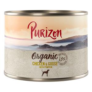 Purizon Organic 6 x 200 g - Kip en gans met pompoen