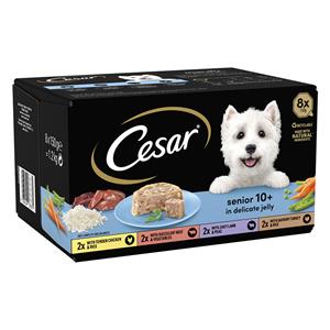 Cesar Senior 10+ Gemengd pakket - 24 x 150 g