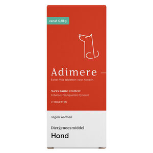 Adimere  Ontworming - Hond - 2 tabletten