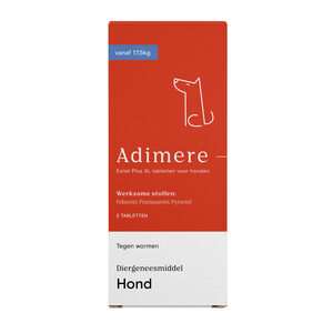 Adimere  Ontworming - Grote Hond - 4 tabletten