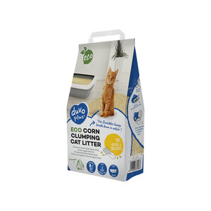 Duvo+ Eco maïs klontvormende kattenbakvulling - 10kg / 16,37L