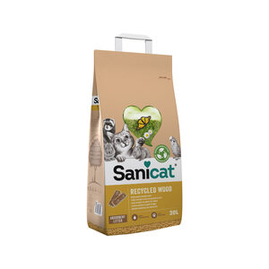 Sanicat Recycled wood - 2 x 20 L