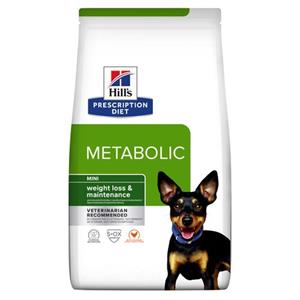 Hills Prescription Diet Hill's Prescription Diet Metabolic Mini Weight Management hondenvoer met Kip 1kg zak