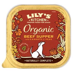 LILY'S KITCHEN dog organic beef supper (11X150 GR)