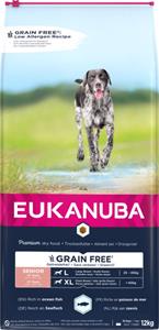 Eukanuba Graanvrij Senior Large - Hondenvoer - Vis - 12 kg