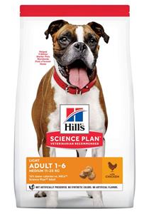 Hills Hill's Science Plan Adult Light - Hondenvoer - Kip - 12 kg