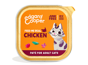 Edgard&Cooper Edgard & Cooper graanvrij kip paté nat kattenvoer 16x 85gr