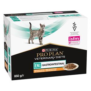 Purina Pro Plan Veterinary Diets Feline EN ST/OX Gastrointestinal Kip Kattenvoer - 10 x 85 g