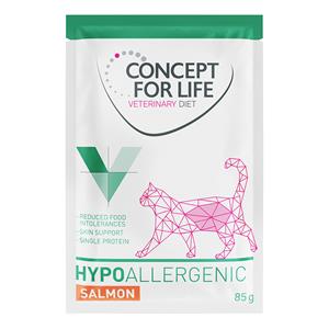 Concept for Life Veterinary Diet Hypoallergenic Zalm Kattenvoer - 12 x 85 g