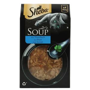 Sheba Soup tonijn mp 4x40gr Omdoos (10 x 4 x 40g)