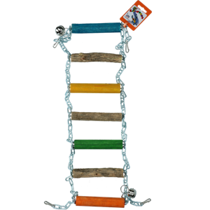 Birrdeeez Parrot Bridge Ladder Wood & Chain