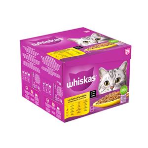 Whiskas Gevogelte Selectie 7+ - Kattenvoer - Gevogelte - Saus - 24x85 gram