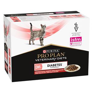 Purina Pro Plan Veterinary Diets 2x10x85g Purina Veterinary Diets Feline DM ST/OX - Diabetes Management Rund nat kattenvoer