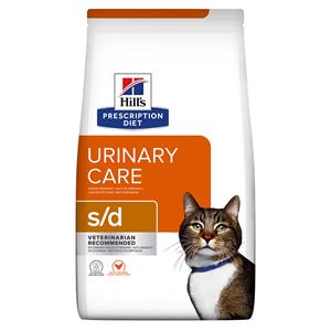 Hill's Prescription Diet 3kg S/D Urinary Dissolution met Kip  Kattenvoer