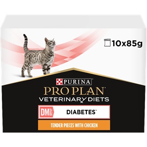 Pro Plan (Purina) Purina Pro Plan Veterinary Diets DM Diabetes Management Kat - chicken (10 x 85 gram)