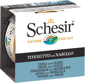 Schesir Thunfisch mit Hecht (Gelee) Nassfutter Katze (Dosen 85 g) 1 Palette (14 x 85 g)