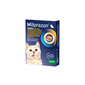 Milprazon Chewable 4mg/10mg - Kleine Kat