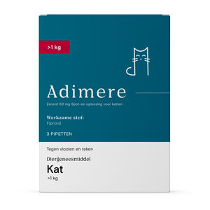Adimere gegen Flöhe und Zecken - Katze - 3 Pipetten