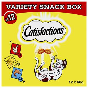 Catisfactions Megabox - Kattensnack - 12x60 g