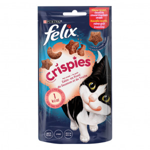Felix Crispies - Maxi Pack - Kattensnack - Zalm Forel 5x180 g