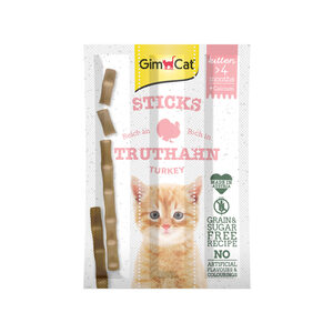 GimCat Kitten Sticks - Kalkoen