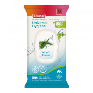 Beaphar Dierendoekjes Universal Hygiene - Vachtverzorging - 30 stuks 100% Plantaardig