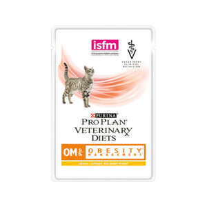 Purina Pro Plan Veterinary Diets Feline OM ST/OX Obesity Management Kip - 10 x 85 g