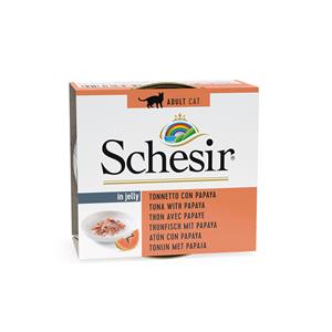 6x75g Tonijn/Papaya Schesir Fruit Kattenvoer