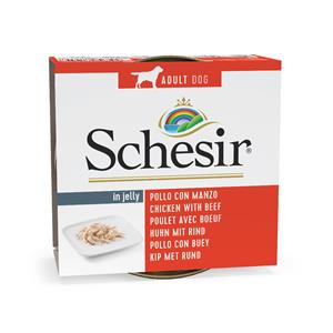 Schesir Voordeelpakket - Kip met Rund 12 x 150 g