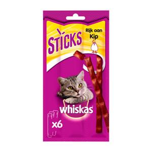 Whiskas Sticks kip multipack 6 stuks