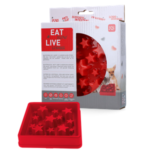 Petsexclusive Eat Slow Live Longer Star Red XS