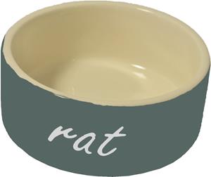 Gebr. de Boon Ratten eetbak steen grijs diameter 10 cm
