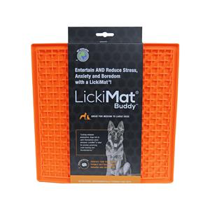 Buddy Schleckmatte Orange - Größe L - LickiMat