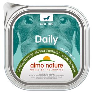 Almo Nature Daily 9x300g  met kalkoen en courgette Hondenvoer Nat