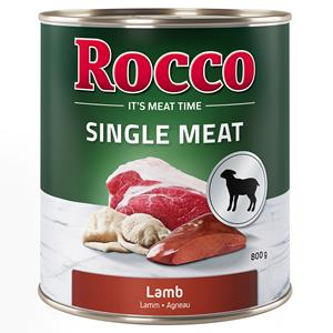 Rocco Voordeelpakket  Single Meat 12 x 800 g - Lam