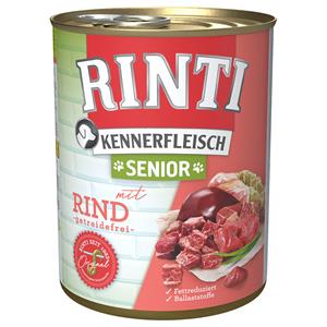 Rinti Kennerfleisch Senior 6 x 400 g - 6 x 800 g Rund