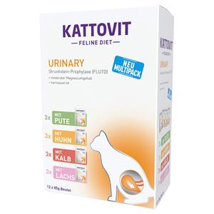 Kattovit Urinary Pouches 12 x 85 g Kattenvoer - Mix (4 Soorten)
