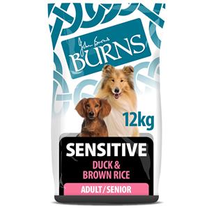 12kg Adult Sensitive+ Eend & Bruine Rijst Burns Hondenvoer