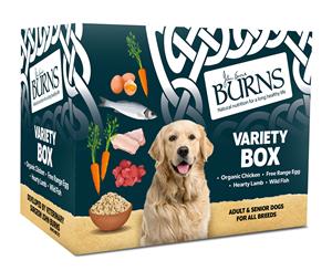 24x395g Gemengde verpakking Burns Natvoer voor honden