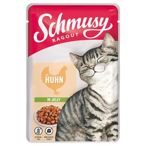 Schmusy Ragout in Jelly Kattenvoer 22 x 100 g - Kip