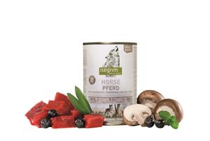 6 x 400 g Isegrim Adult Hondenvoer - Paard met aronia bessen, champignons en wilde kruiden