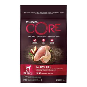 Wellness Core Adult Active Life - Hondenvoer - Kip - 10 kg