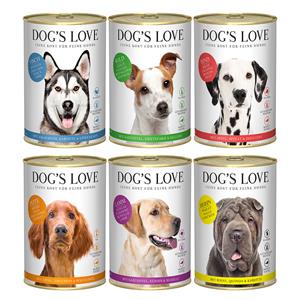 Dog´s Love 6x 400g Dog's Love Adult Mixpack (6 soorten) nat hondenvoer
