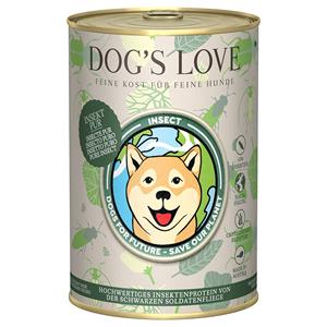 Dog´s Love 6x 400g Dog's Love Insectenvoer Nat