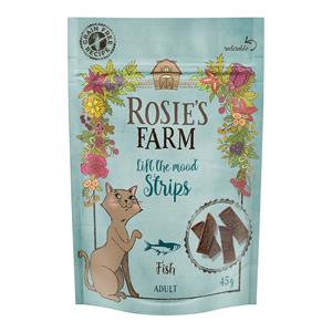 Rosie's Farm Snack Strips Vis - 45 g