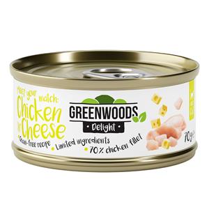 Greenwoods Delight kipfilet met kaas 6 x 70 g